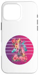 Coque pour iPhone 16 Pro Max Tour Eiffel Paris aquarelle fleurs romantique onirique