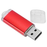 USB-muistitikku läpinäkyvä kansi Punainen Kannettava Memory Stick PC Tablet 64GB