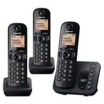 Panasonic KX-TGC263E Digital Cordless Phones: 18-min answering machine, dedicated call block button, an easy-to-read dot-matrix display and a hands-free speakerphone