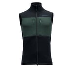 Devold Egga Grid Merino Vest Men's Ink / Woods, L