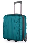 Suitline - Underseat Bordcase 45x36x20 cm Carry-On, EasyJet Hand Luggage, Lightweight Cabin Trolley, 30 liters, ABS-Hardshell, Aquagreen