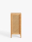 John Lewis Chevron Single Towel Cupboard