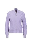 Alpha Industries Women's MA-1 VF LW Bomber Jacket for Ladies, Pale Violet, S