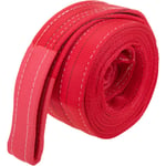 Primematik - lingue en sangle, Sangle de chargement 10m x 150mm 5000Kg pour levage et grues, Couleur rouge