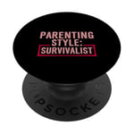 Parenting Style Survivalist Élever des enfants résilients PopSockets PopGrip Adhésif