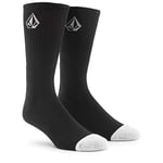 Volcom Full Stone Sock 3PK Chaussette haute Homme, Noir, FR Unique (Taille Fabricant : 9-12) Lot de 3