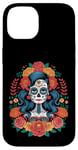 Coque pour iPhone 14 La Catrina Souls Day Of Dead Day of Los Muertos Halloween