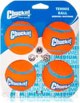 Chuckit Tennis Ball Jouet pour Chien 4 Pièces 6 cm Taille M