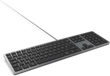 Clavier Français Azerty Filaire Pour Mac Gris Sidéral Et Noir