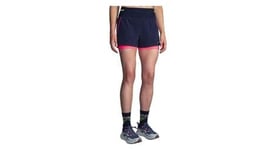 Short 2 en 1 brooks high point 2 0 3inch bleu rose femme