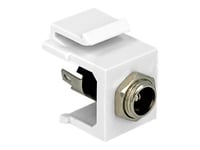 Delock - Modulär Insättning - Power Dc Jack 5.5 Mm (Id: 2.1 Mm)