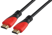 LMS DATA High Speed HDMI Lead, Male to Male, 24K Gold Contacts, 10m Black