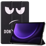 Samsung Galaxy Tab S9 FE-etui med trykk - Don't Touch Me