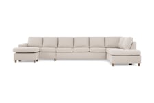 NEW YORK U-soffa XXL Divan Vänster Beige -