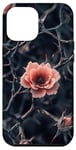 Coque pour iPhone 12 Pro Max Rose Esthétique Abstrait Motifs Épines Floral