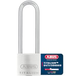 ABUS Cadenas Titalium 64TI/30HB60 - avec anse haute - serrure de cave à corps en aluminium spécial - anse en acier trempé - niveau de sécurité 4