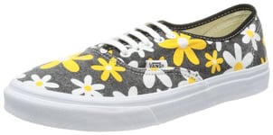 Vans U Authentic Slim (Van Doren) Spec, Basket Adulte Mixte - Noir - Schwarz ((Van Doren) Spectra Yellow/Daisy), 40 EU