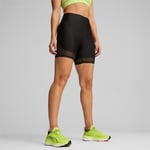 Puma Womens RUN ULTRAFORM 6" Running Shorts - Black - Size X-Large