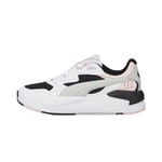 Puma Mens X-Ray Speed Trainers Sports Shoes - Black/White Leather - Size UK 4.5