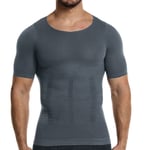 Hommes Corps Tonifiant T-Shirt Corps Shaper Chemise Corrective Minceur Ceinture Ventre Abdomen Gros Brûlant Compression Corset