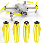 Master Airscrew STEALTH Propeller Props Set - Yellow - DJI Air 2S RC Drone