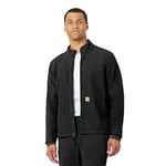 Carhartt Men's Fluid Resistant Fleece Jacket, Black, M