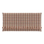 GAN - Garden Layers Small Mattress - Checks Terracotta - Utendørs puter og dyner - Patricia Urquiola - Oransje