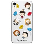 ERT GROUP Coque pour iPhone XR, Coque en Plastique et Silicone TPU avec Licence Officielle Friends de la série TV pour protéger Contre Les Chocs et Les Rayures