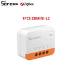 SONOFF MINI Commutateur Zigbee/WiFi Commutateur Intelligent MINI Inter/ZBMINI/ZBMINI-L2 Commande Vocale Fonctionne Avec Alexa EWelink Google Home - Type ZBMINI-L2 1PCS