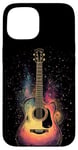 Coque pour iPhone 15 Guitare acoustique Musique Six-faces Guitare classique