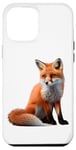 Coque pour iPhone 14 Pro Max Renard rouge majestueux