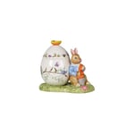 Villeroy & Boch Bunny Tales Max Œuf de Pâques avec carotte, boîte décorative pour friandises, porcelaine rigide, 11 x 6,5 x 9,5 cm, multicolore, 11 x 6,5 x 9,5 cm