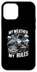 iPhone 12 mini Funny My Weather My Rules Weather Forecast Enthusiast Case