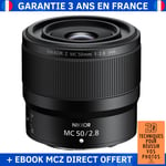 Nikon Z 50mm f/1.8 S + Ebook '20 Techniques pour Réussir vos Photos' - Objectif Nikon Z