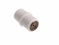 3 X Coaxial Coax Aerial Wire Cable Connectors Inline - NEW Onestopdiy