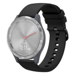 Garmin Vivomove 3S Urrem i silikone, 18mm - Sort