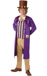 Willy Wonka Costume Roald Dahl Mens Chocolate Factory Book Day Adult Fancy Dress