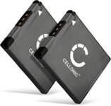 2X Batterie Remplacement NB-11L NB-11LH 600mAh pour Canon PowerShot SX430 is SX420 SX410 SX400 SX432 A2500 A2300 IXUS 285 HS 275 190 180 185 175 170 Appareil Photo caméra Action cam accu