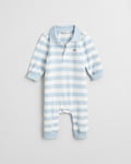 GANT - Stripete piqué one-piece til baby  calming blue