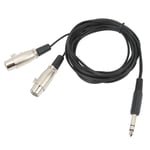 New Stereo Sound Cable 3 Meter Dual XLR Female To 6.35mm 3 Pin Male Cable For Mu