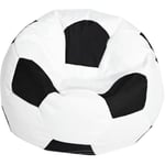 Fotboll Oxfordduk Barn Beanbag Cover För Barn Plyschdjursförvaring 3 Färger Att Välja - Vit 80cm - Utmärkt