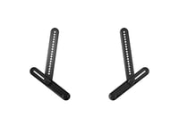 Chief Universal Soundbar Mount Kit - Svart - Monteringssett (2 Monteringsbraketter) - For Lydplanke - Svart - Monteringsgrensesnitt: Vesa - Vesa-Feste (Pacsbm)