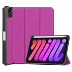 iPad Mini 8.3&quot; 2021 (6th Gen) Pen Holder Case  Purple