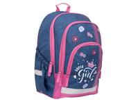 Hama School Backpack Jeans Girl