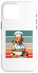 iPhone 16 Pro Max Chef Dog cooking culinary playful kitchen chef's hat food Case