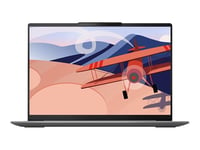 Lenovo Yoga Slim 6 14IAP8 82WU - Conception de charnière à 180 degrés - Intel Core i7 - 1260P / jusqu'à 4.7 GHz - Evo - Win 11 Home - Carte graphique Intel Iris Xe - 16 Go RAM - 512 Go SSD NVMe - 14" OLED 1920 x 1200 - Wi-Fi 6E, Bluetooth - gris orage