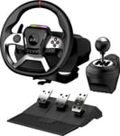 Genius Gx Gaming Speedmaster X5 Ff-Ratt, Ratt Med Pedaler Og Girspak, Usb-C, Svart, Pc, Ps4, Xbox One