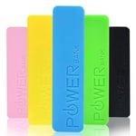 Green 2600mAh POWER BANK PORTABLE USB BATTERY CHARGER Iphone Samsung