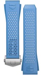 TAG Heuer Strap Connected 45 Rubber Light Blue