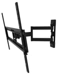 Pull Out Twin Swing Arm TV Wall Mount Bracket Hisense 50 55 58 60 65 75 80 Inch